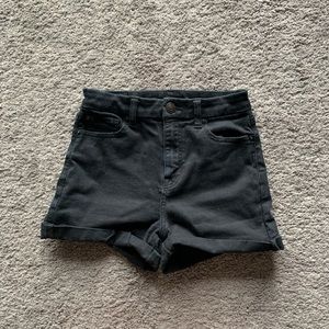 🍊Curvy | Next Level Stretch | High Rise | Black | Short Shorts | AEO